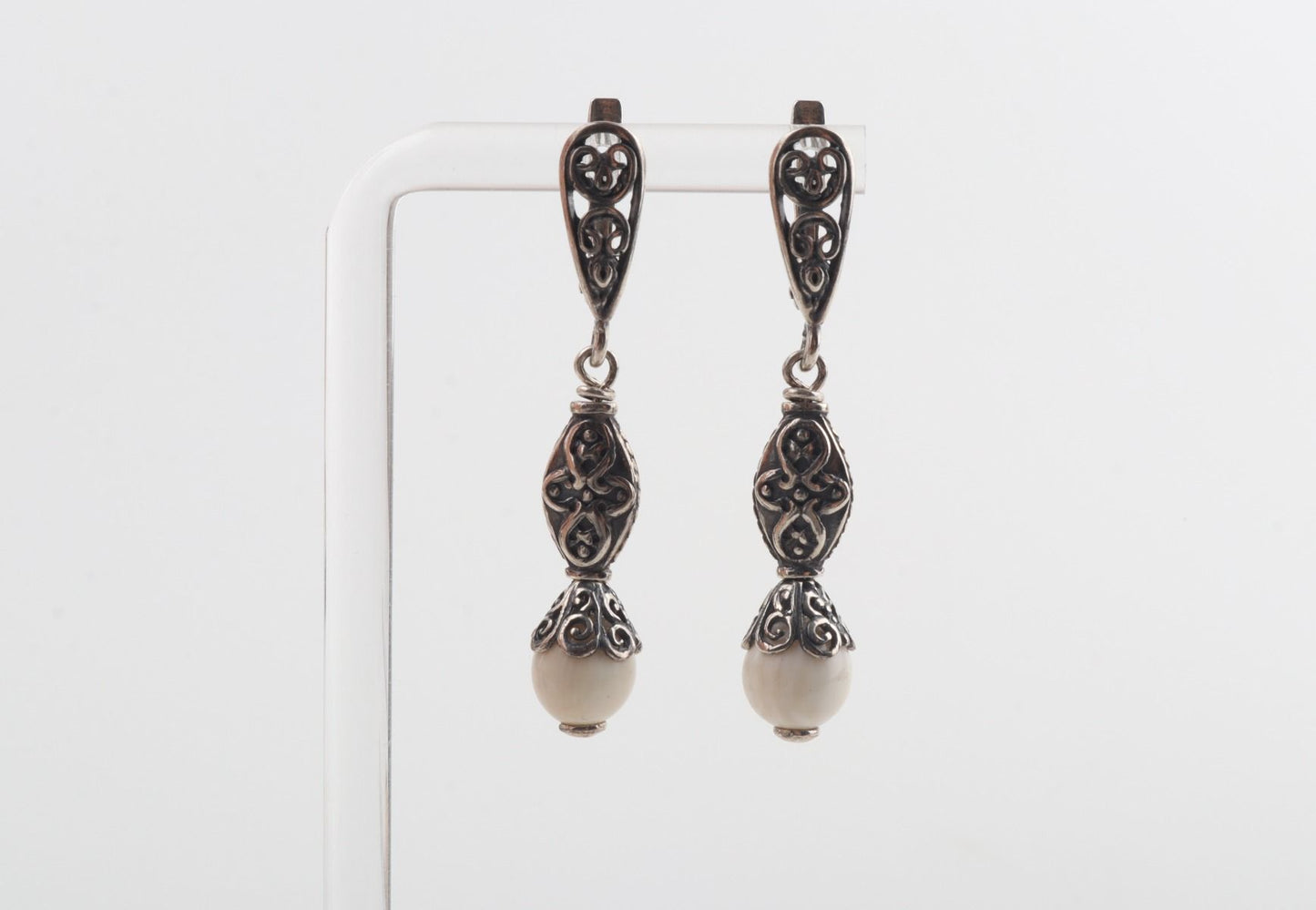 The Blizzard Mini Mammoth Ivory Earrings