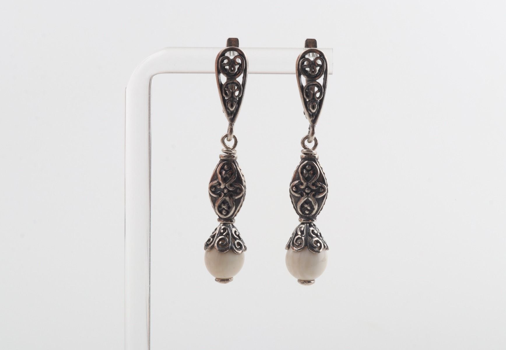 The Blizzard Mini Mammoth Ivory Earrings