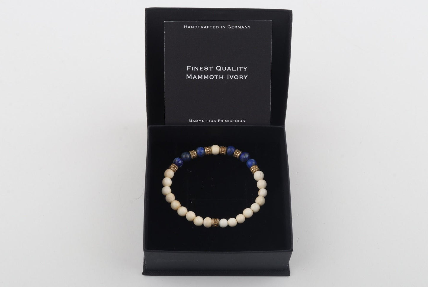 The Cleo Blue Mammoth Ivory Mini Bracelet