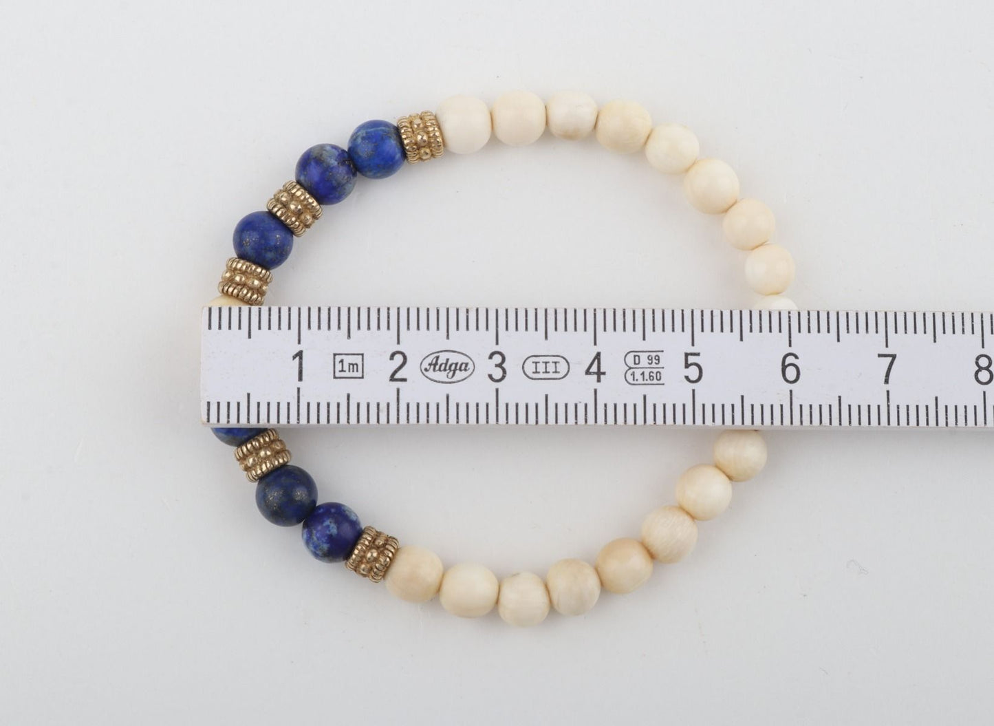 The Cleo Blue Mammoth Ivory Mini Bracelet