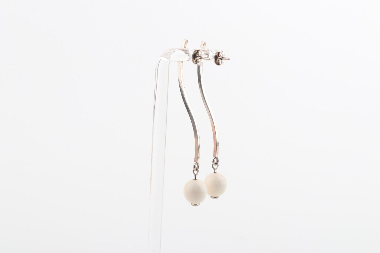 The Wave Mammoth Ivory Earrings
