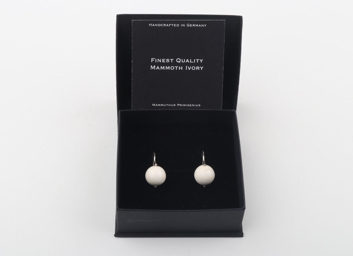 Mammoth Ivory Leverback Earrings