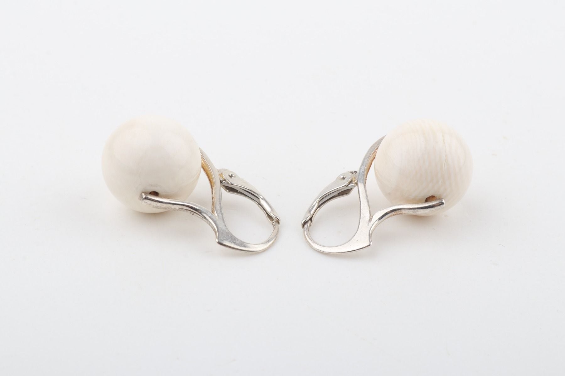 Mammoth Ivory Leverback Earrings