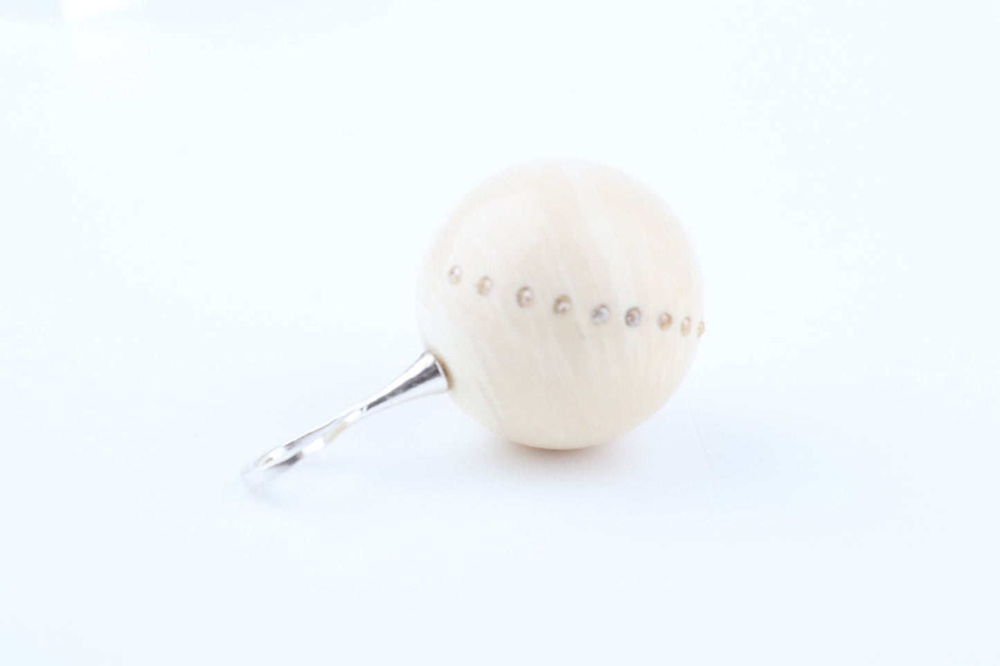 Mammoth Ivory Ball Pendant