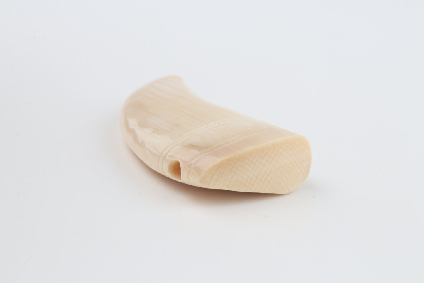 Carved mammoth ivory pendant