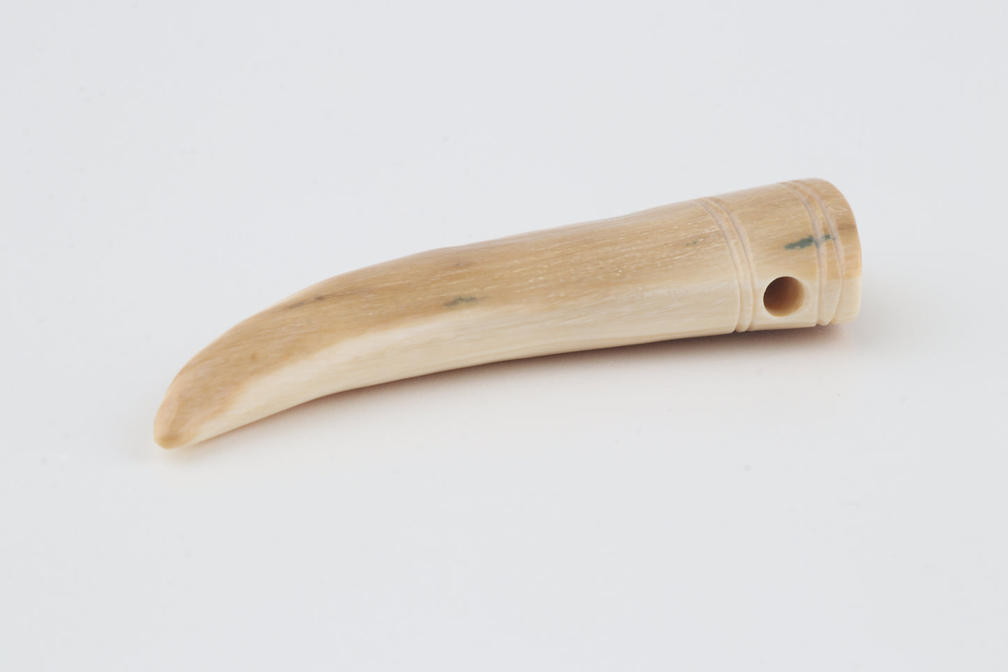 Carved mammoth ivory pendant