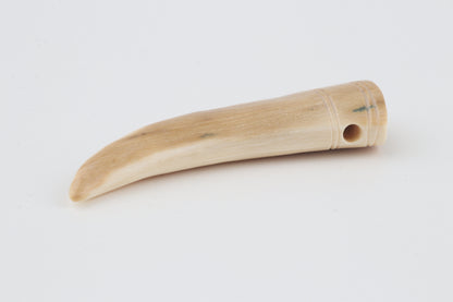 Carved mammoth ivory pendant