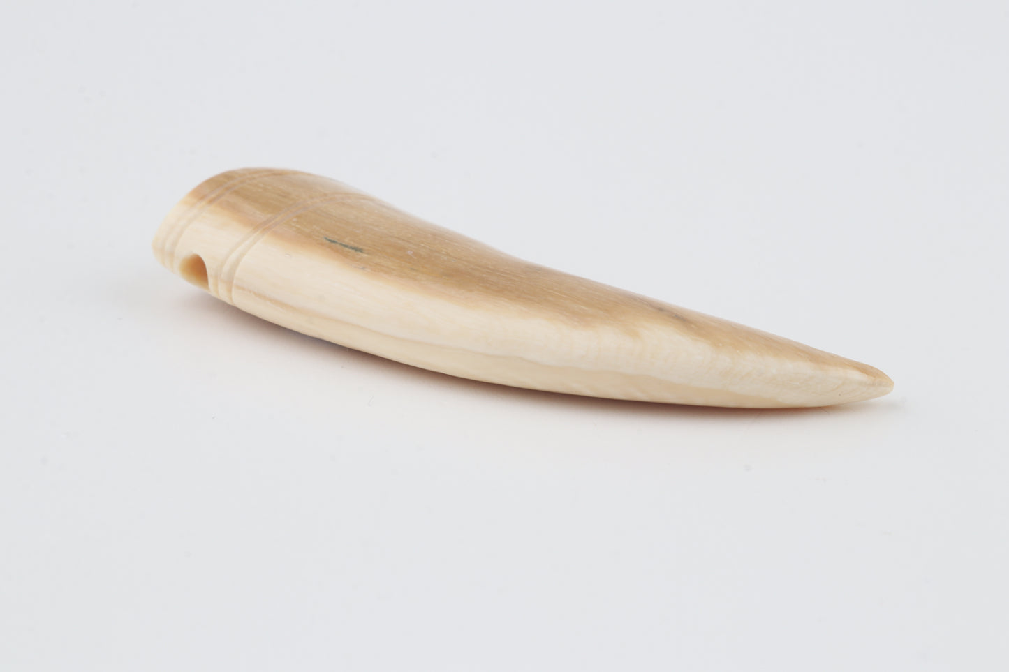 Carved mammoth ivory pendant
