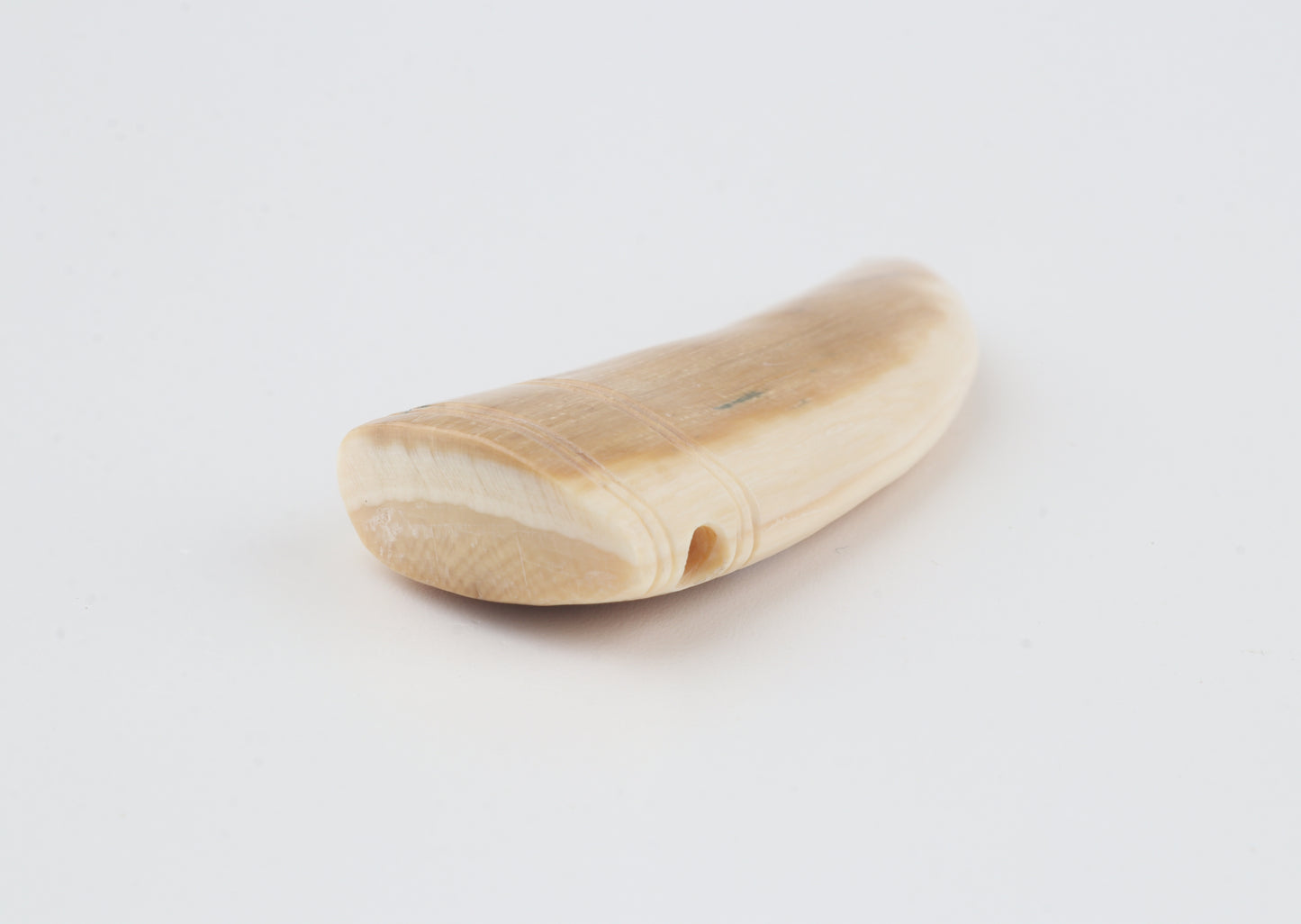 Carved mammoth ivory pendant