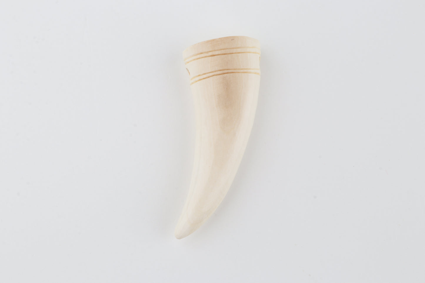 Carved mammoth ivory pendant
