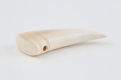 Carved mammoth ivory pendant