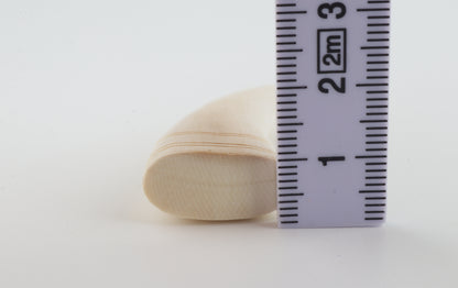 Carved mammoth ivory pendant