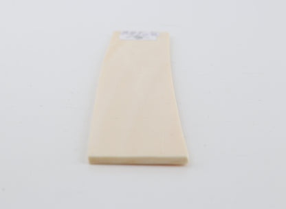 White mammoth ivory segment