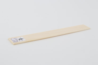 White mammoth ivory segment