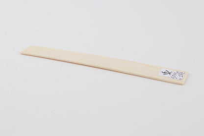 White mammoth ivory segment