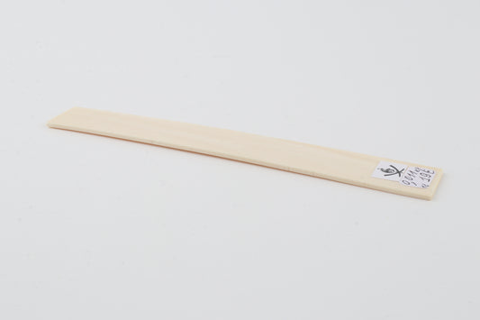 White mammoth ivory segment