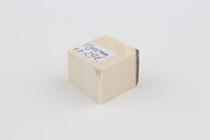White mammoth ivory segment