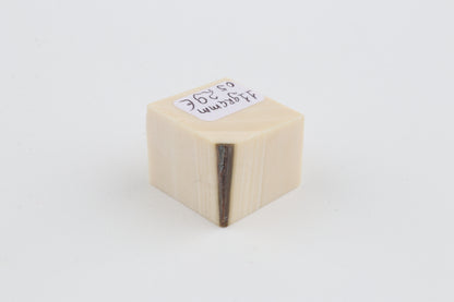 White mammoth ivory segment