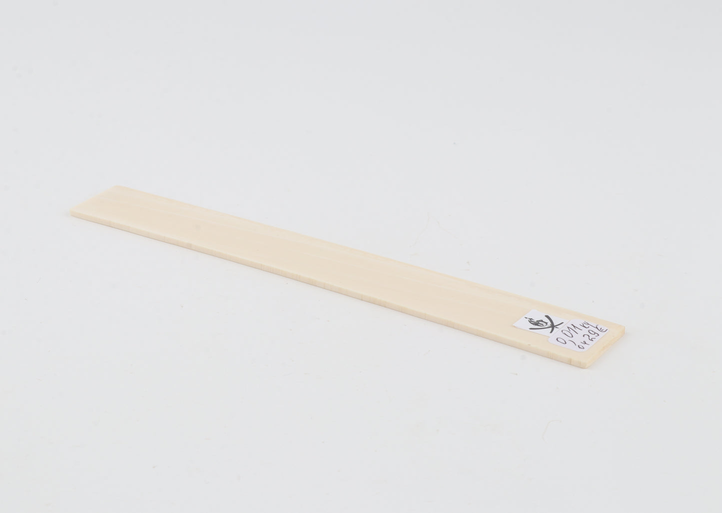 White mammoth ivory segment