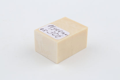 White mammoth ivory segment