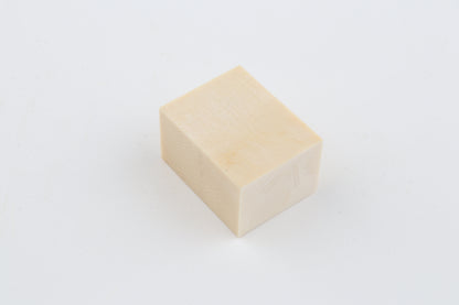 White mammoth ivory segment