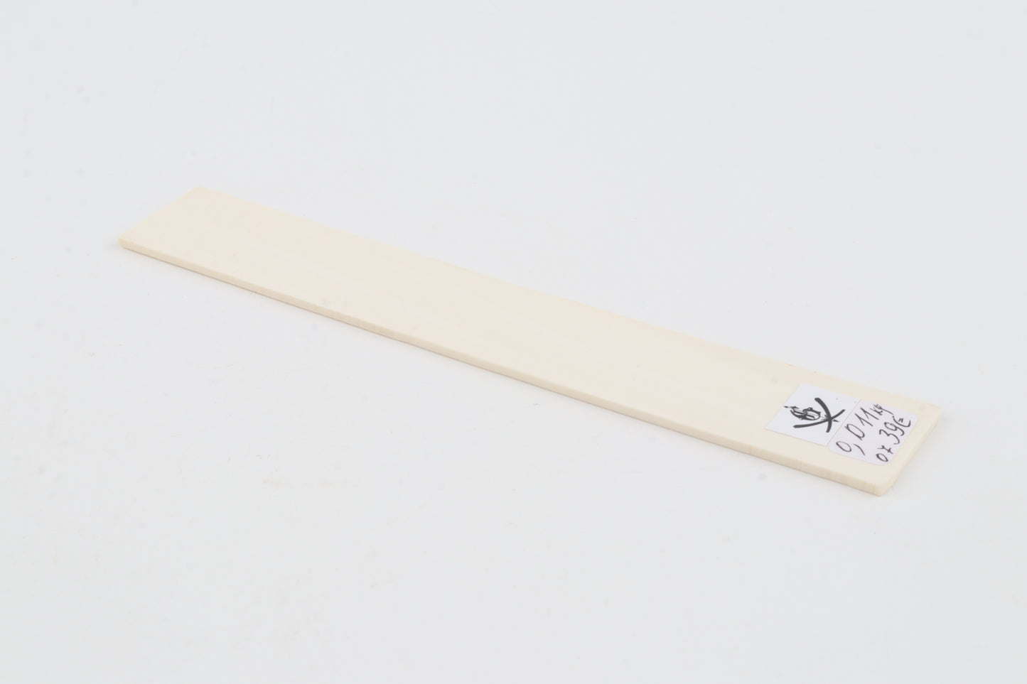White mammoth ivory segment