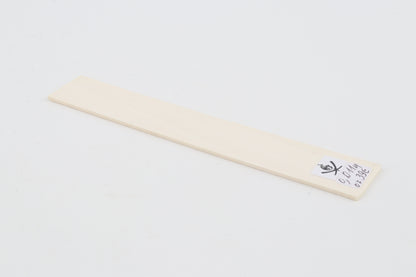 White mammoth ivory segment