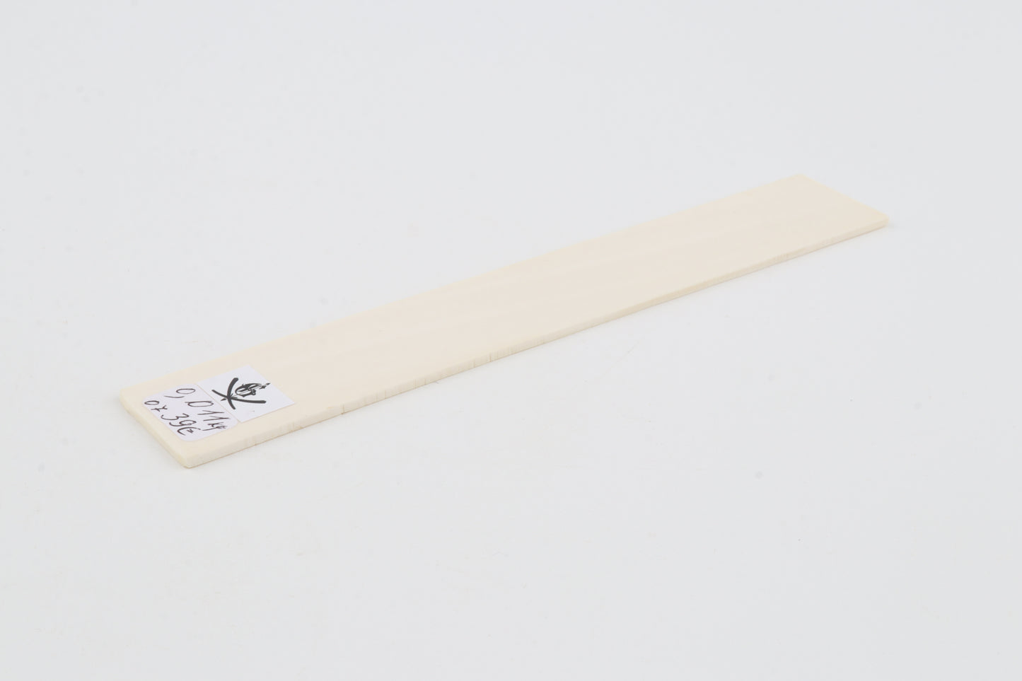 White mammoth ivory segment