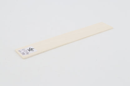 White mammoth ivory segment