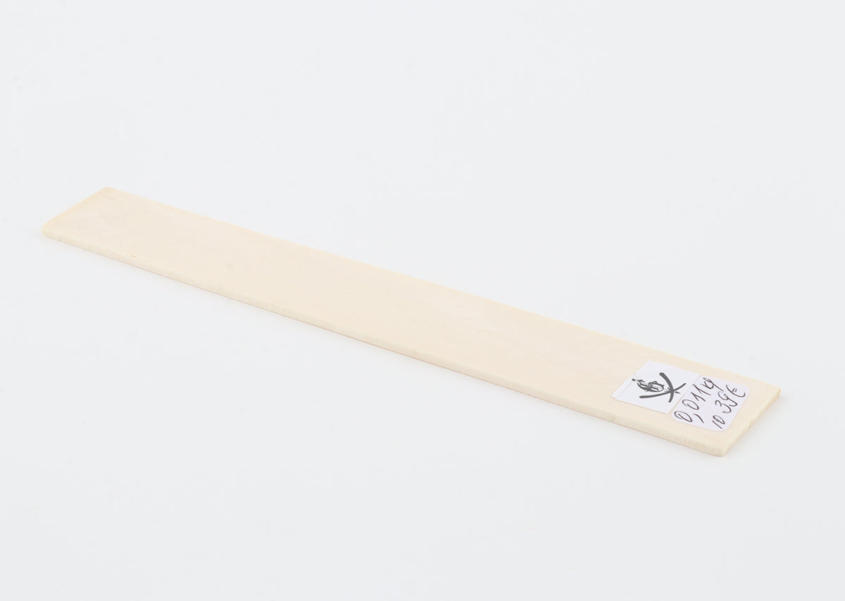 White mammoth ivory segment