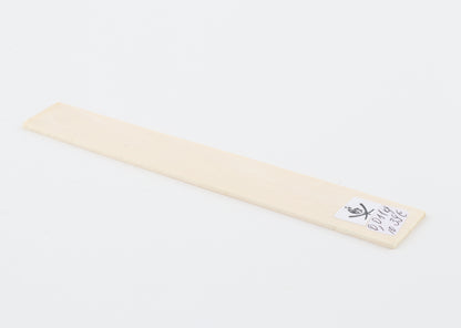 White mammoth ivory segment