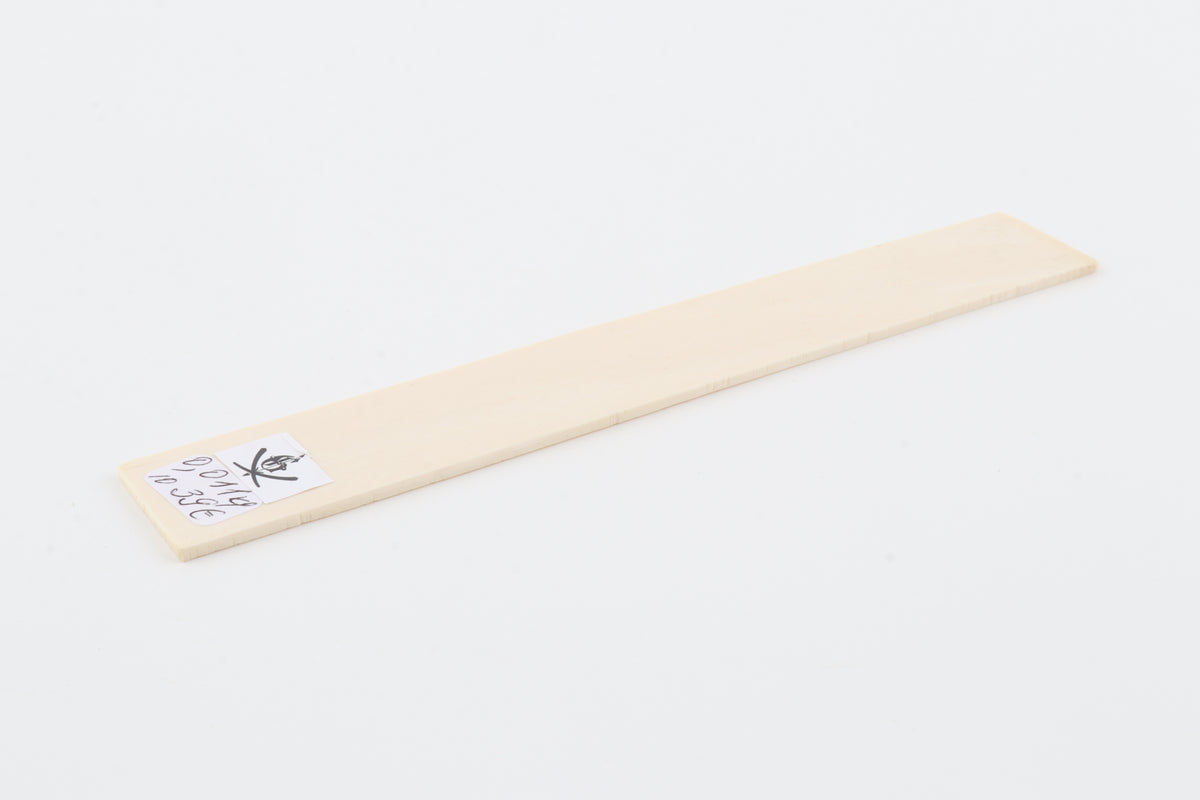 White mammoth ivory segment