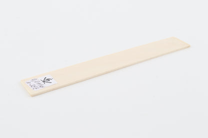 White mammoth ivory segment