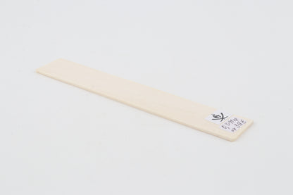 White mammoth ivory segment