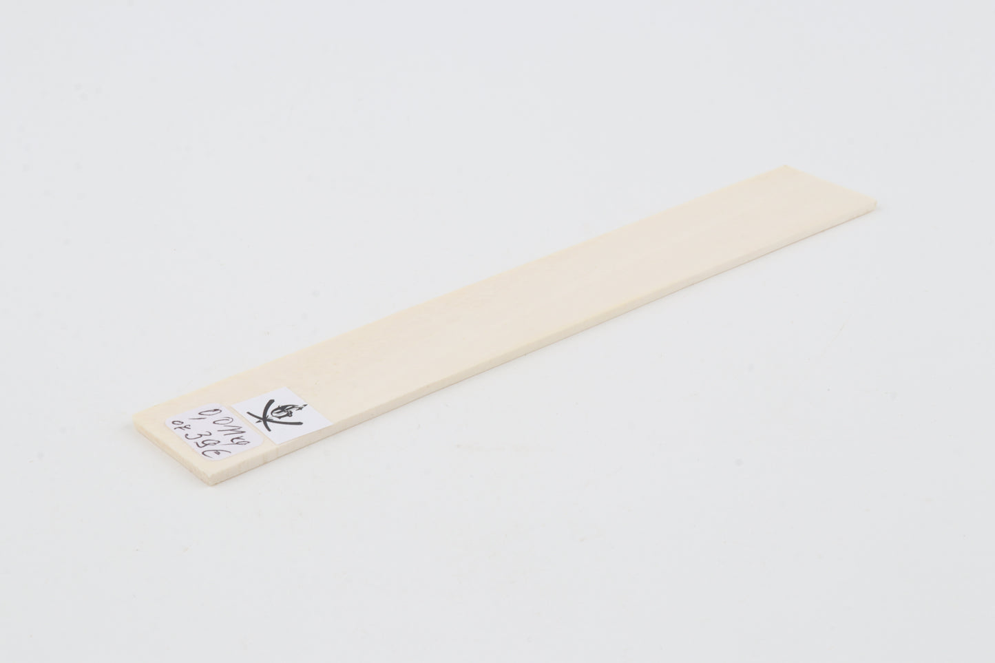 White mammoth ivory segment