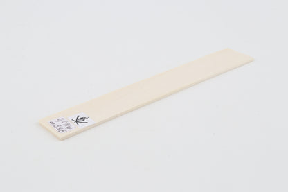 White mammoth ivory segment