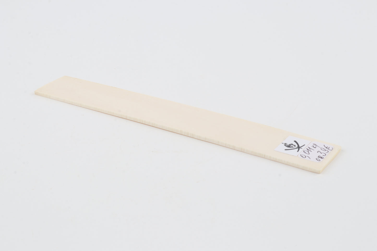 White mammoth ivory segment