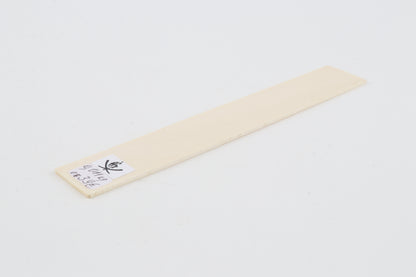 White mammoth ivory segment
