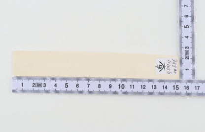 White mammoth ivory segment