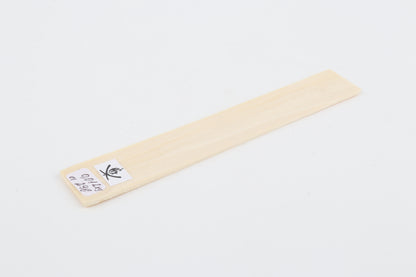White mammoth ivory segment