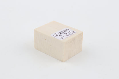 White mammoth ivory segment