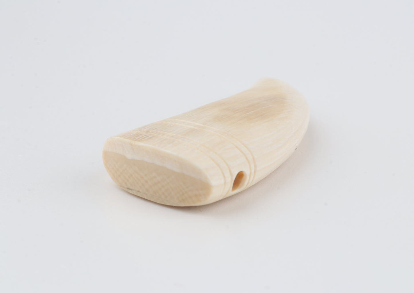 Carved mammoth ivory pendant