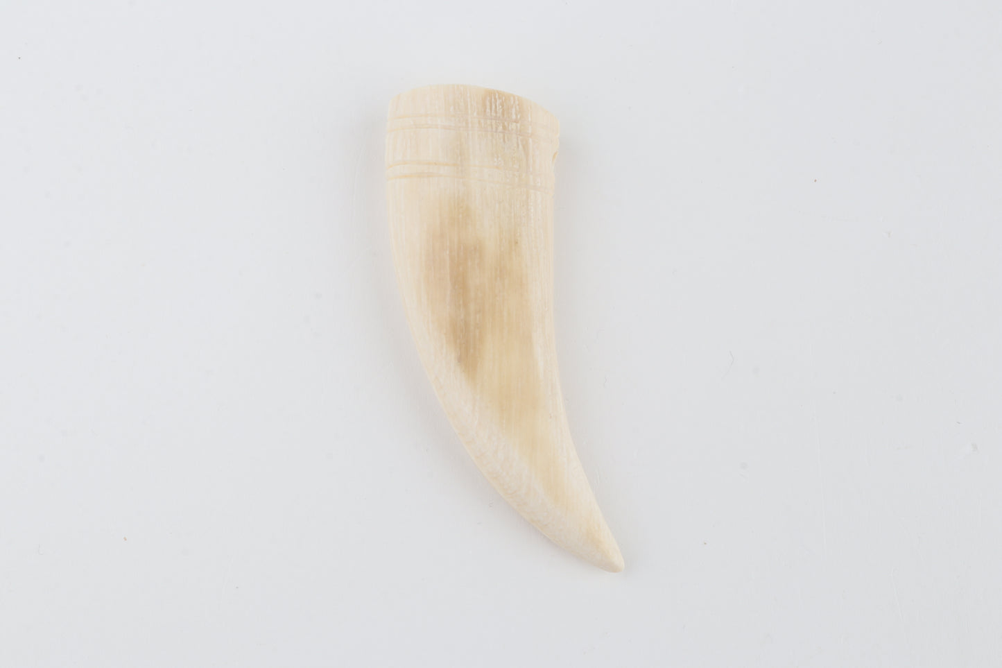 Carved mammoth ivory pendant