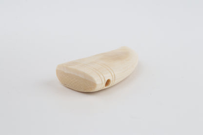 Carved mammoth ivory pendant