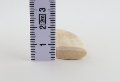 Carved mammoth ivory pendant