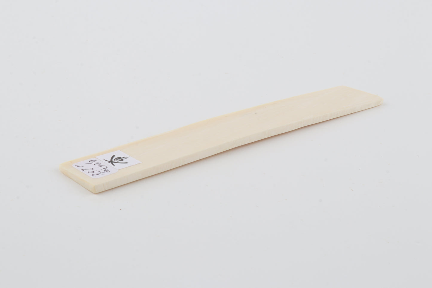 White mammoth ivory segment