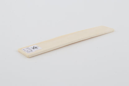 White mammoth ivory segment