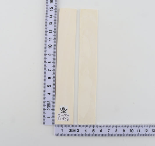 White mammoth ivory scales