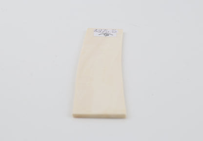 White mammoth ivory piece