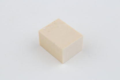 White mammoth ivory segment